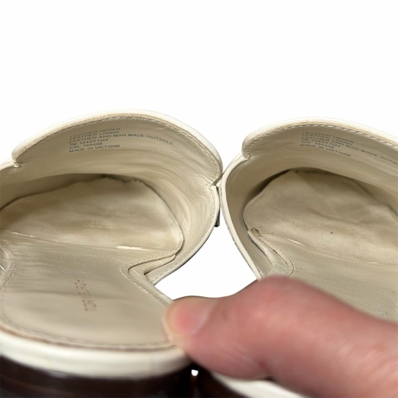 Tory Burch Georgia Backless Loafers Slides Women’s Size 7 Logo Designer Classic - Picture 8 of 9